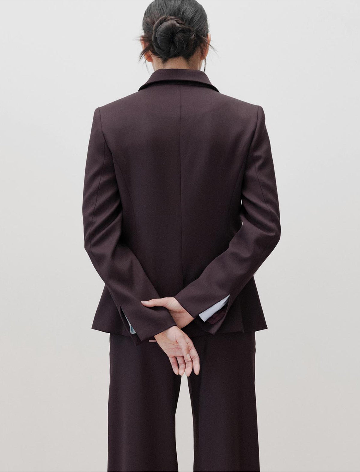 The Zip Up Blazer in Black