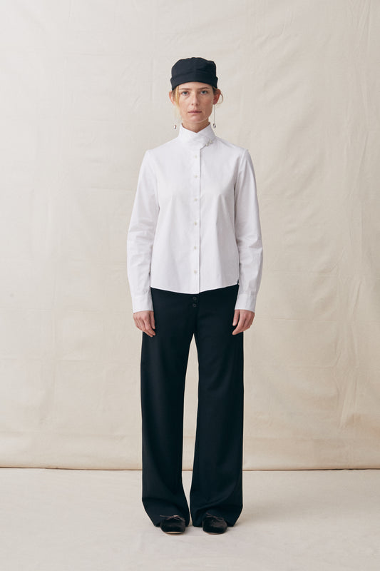 Button Fly Pant in Black