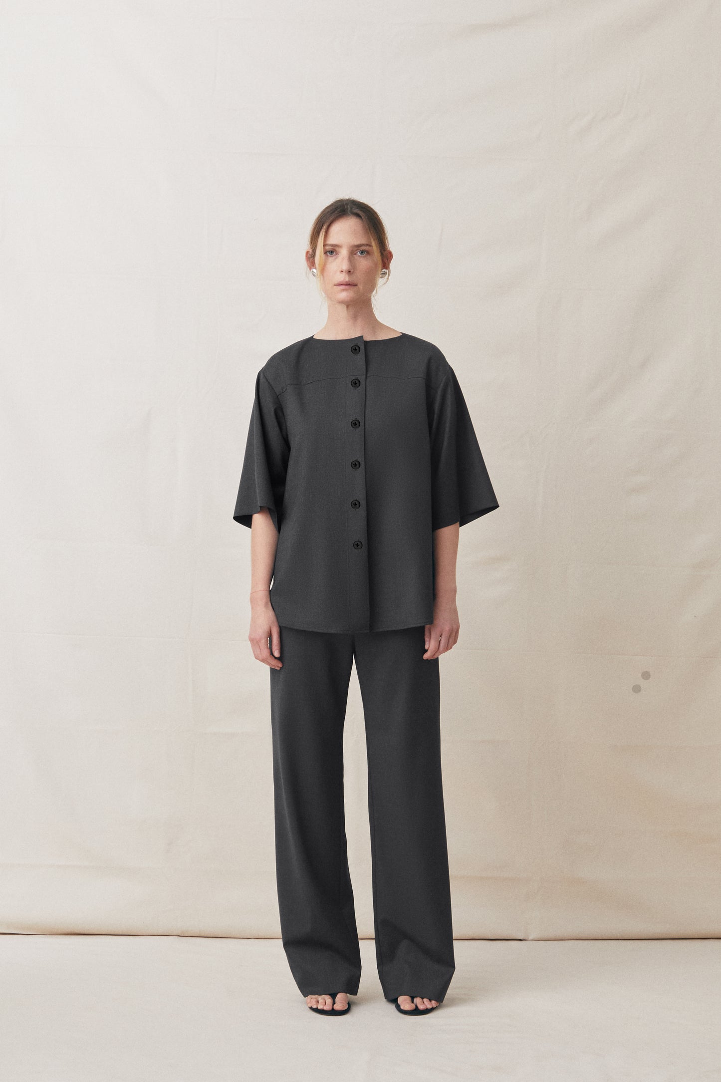 Wool Button Up