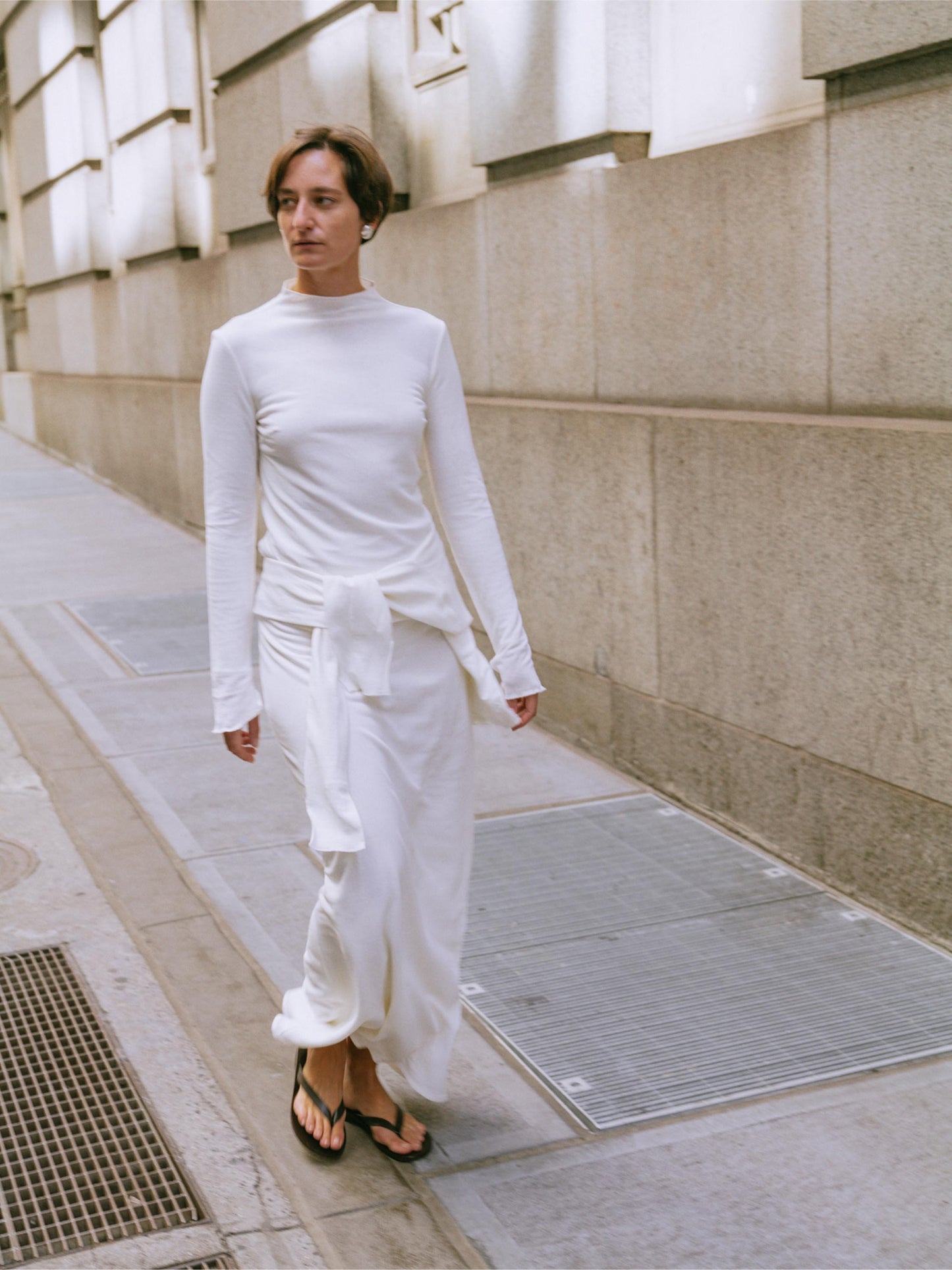 The Sometimes Sheer Top In Black